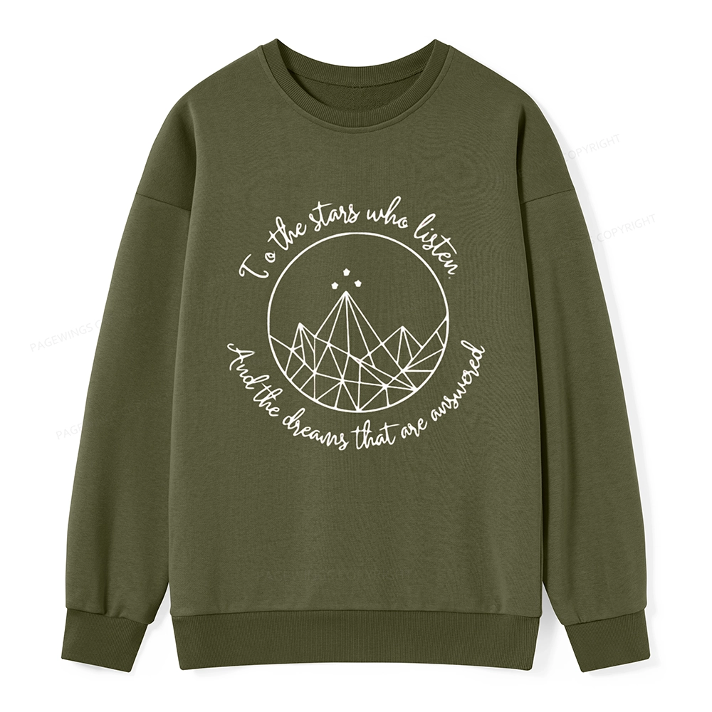Pagewings To The Stars Who Listen Unisex  Classic Sweatshirt