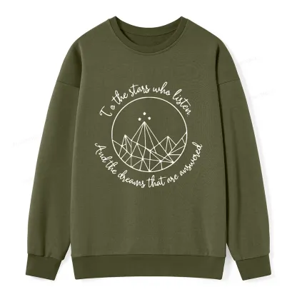 Pagewings To The Stars Who Listen Unisex  Classic Sweatshirt