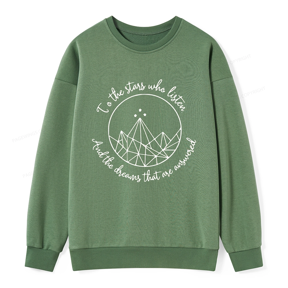 Pagewings To The Stars Who Listen Unisex  Classic Sweatshirt
