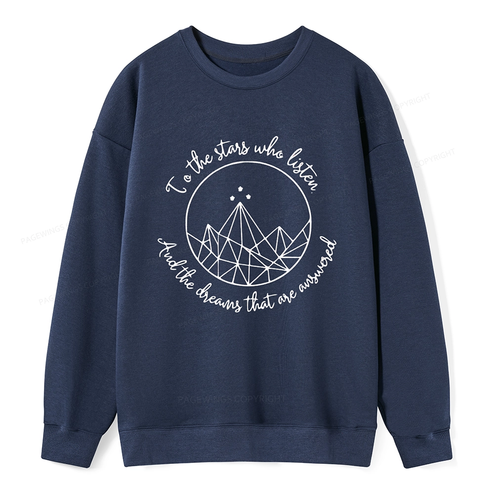 Pagewings To The Stars Who Listen Unisex  Classic Sweatshirt