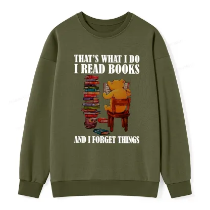 agewings That's What I Do I Read Books Unisex Classic Sweatshirt