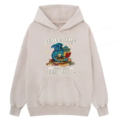 Pagewings Dragon Book Unisex Washed Hoodie