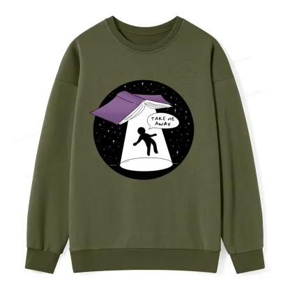 Pagewings Take Me Away Unisex Classic Sweatshirt