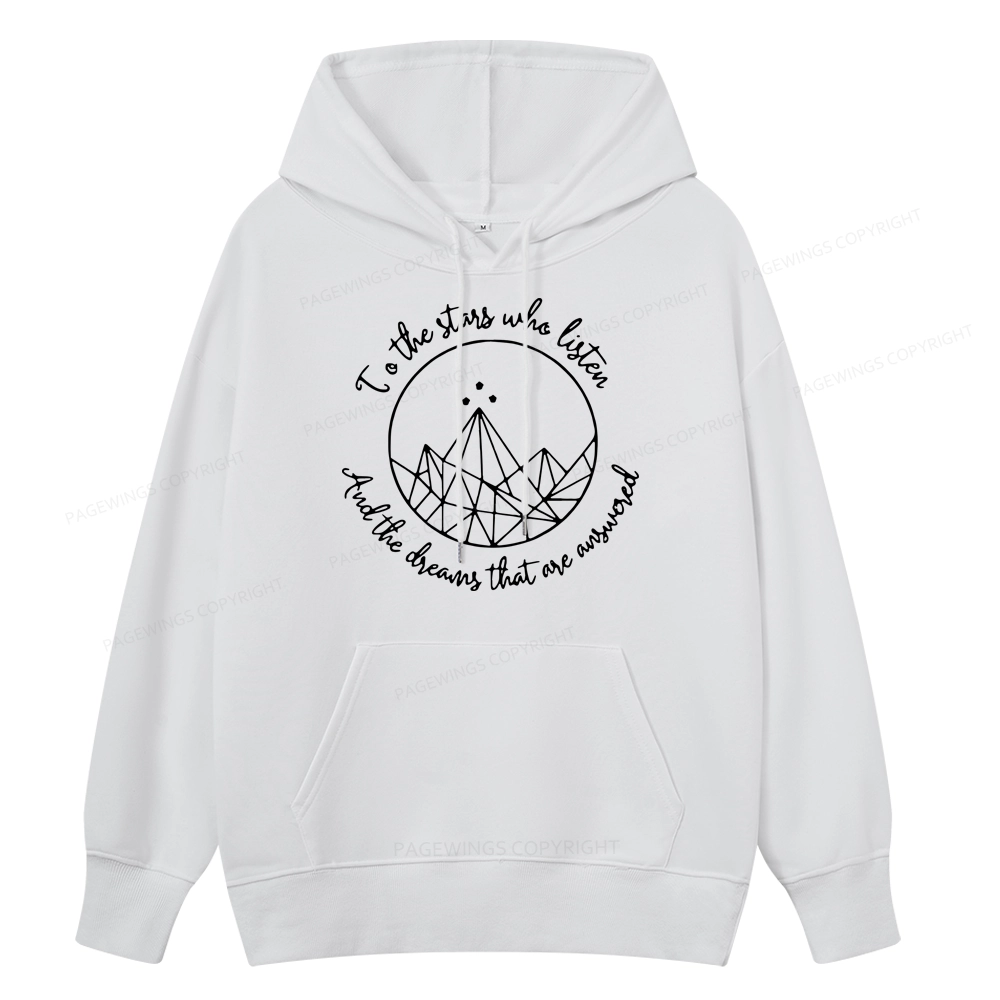Pagewings To The Stars Who Listen Unisex Classic Hoodie