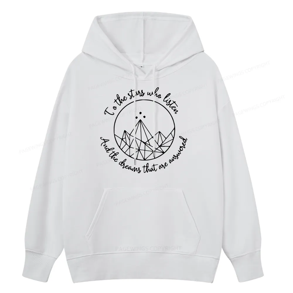 Pagewings To The Stars Who Listen Unisex Classic Hoodie
