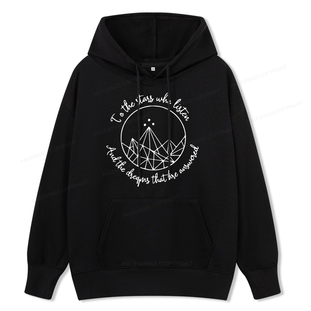 Pagewings To The Stars Who Listen Unisex Classic Hoodie