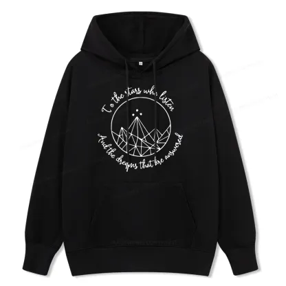Pagewings To The Stars Who Listen Unisex Classic Hoodie