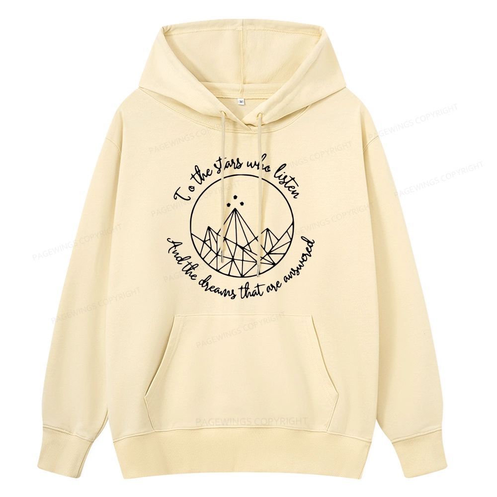 Pagewings To The Stars Who Listen Unisex Classic Hoodie