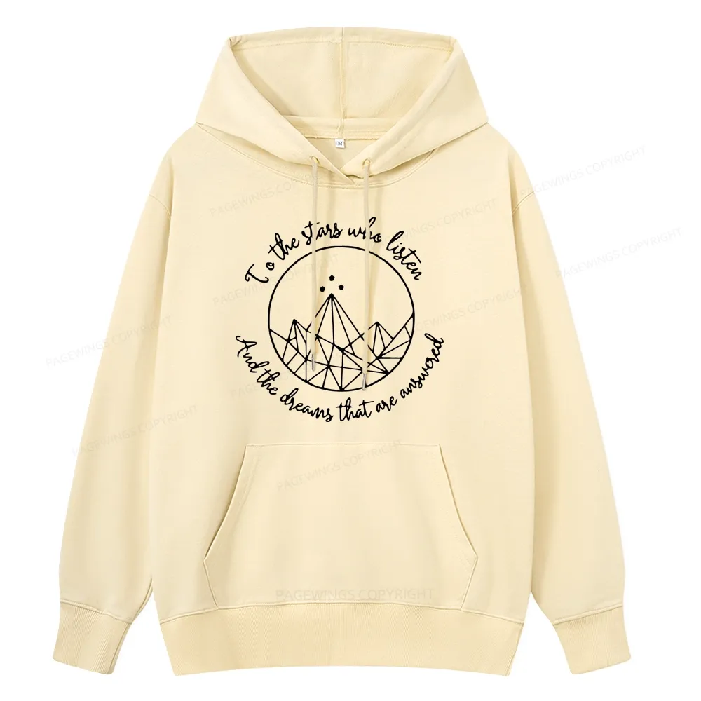 Pagewings To The Stars Who Listen Unisex Classic Hoodie