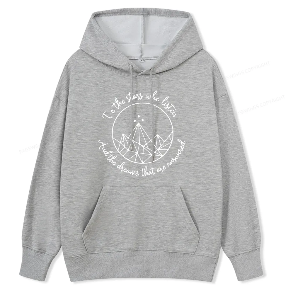 Pagewings To The Stars Who Listen Unisex Classic Hoodie