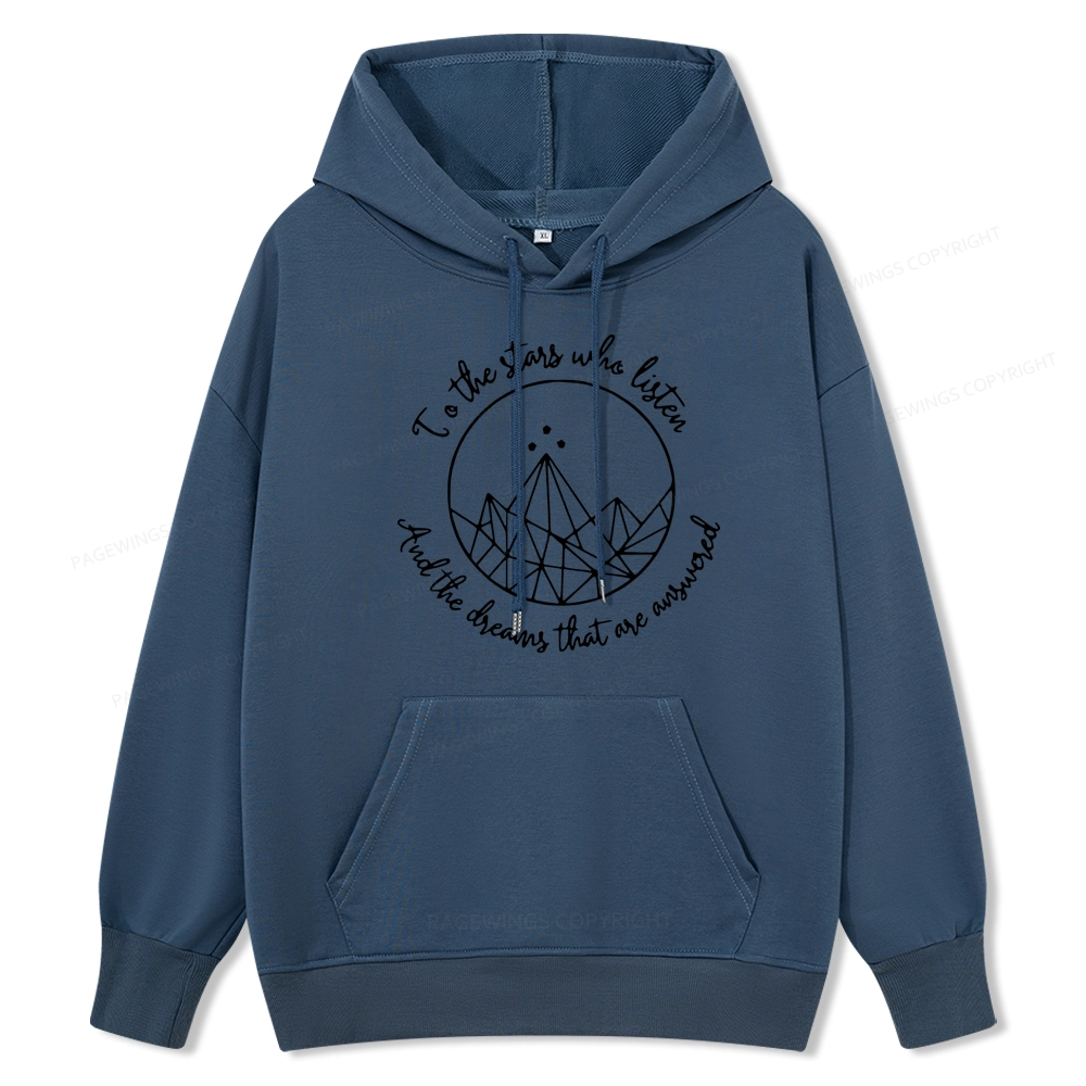 Pagewings To The Stars Who Listen Unisex Classic Hoodie