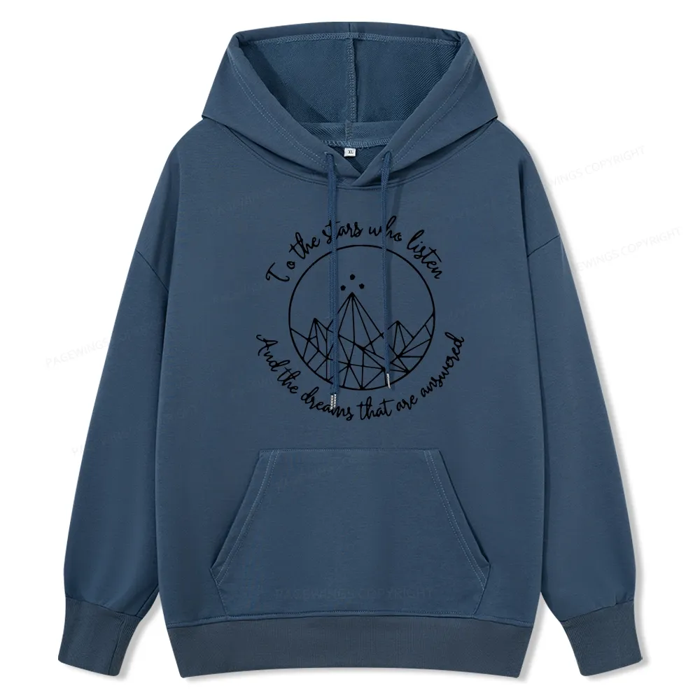 Pagewings To The Stars Who Listen Unisex Classic Hoodie