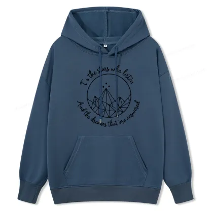 Pagewings To The Stars Who Listen Unisex Classic Hoodie