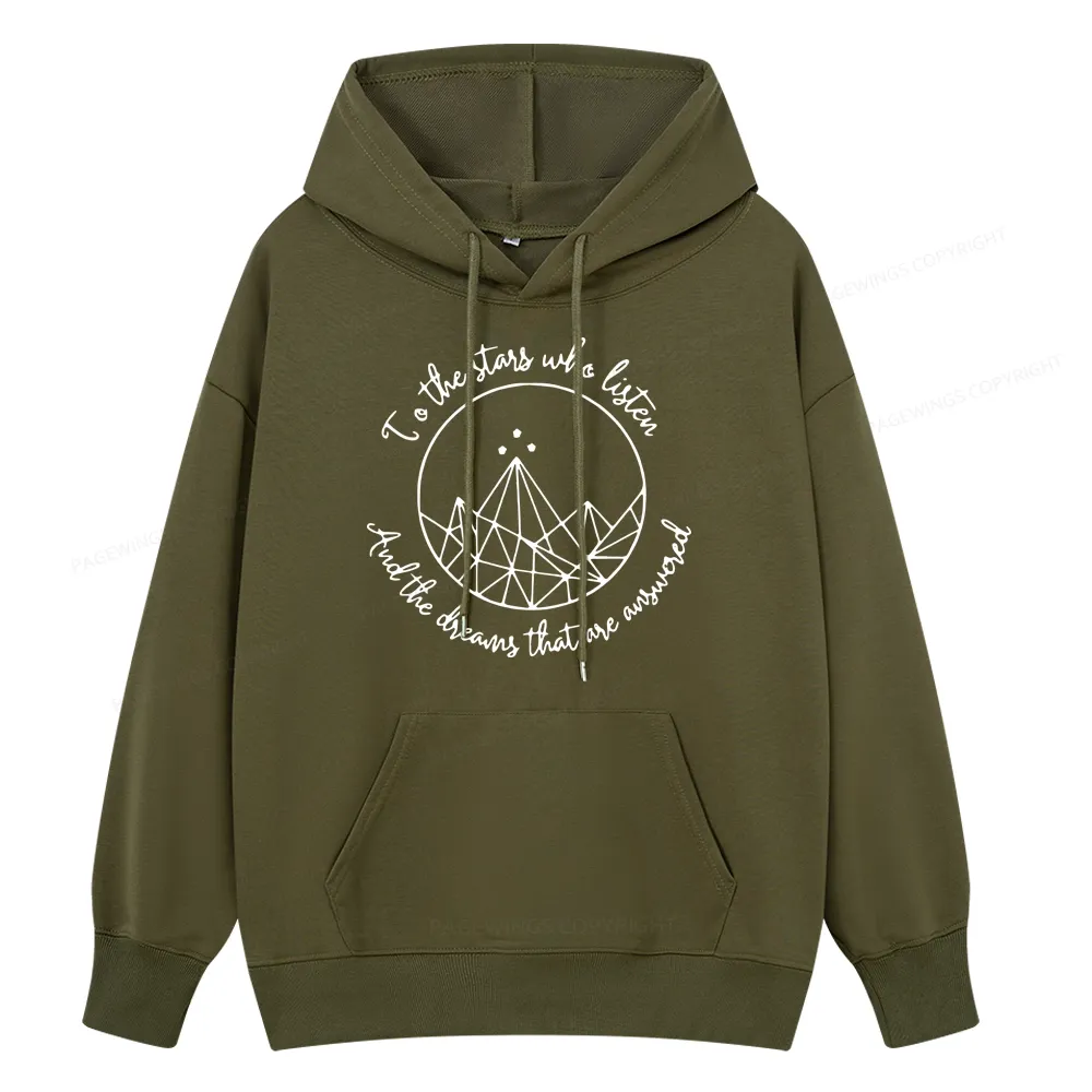 Pagewings To The Stars Who Listen Unisex Classic Hoodie