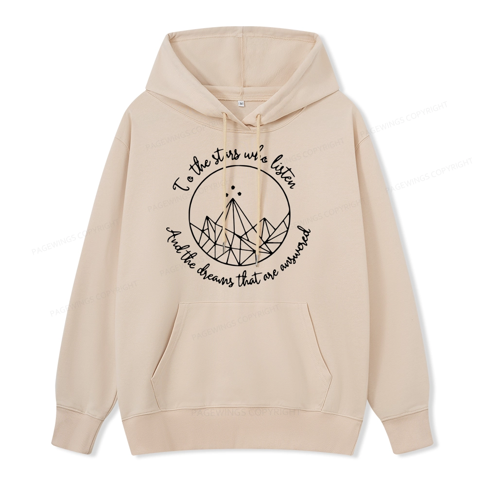 Pagewings To The Stars Who Listen Unisex Classic Hoodie