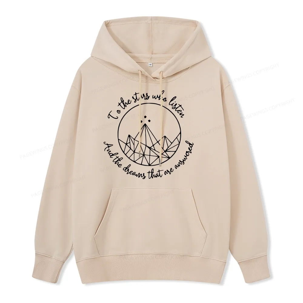 Pagewings To The Stars Who Listen Unisex Classic Hoodie