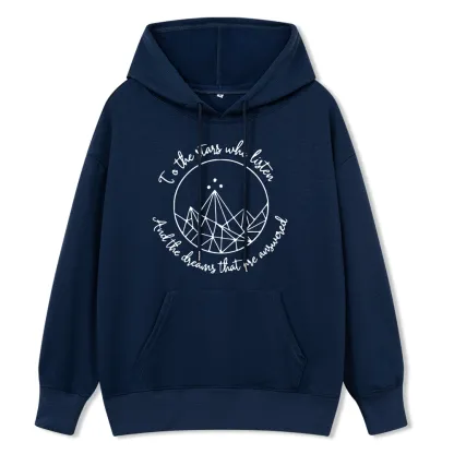 Pagewings To The Stars Who Listen Unisex Classic Hoodie