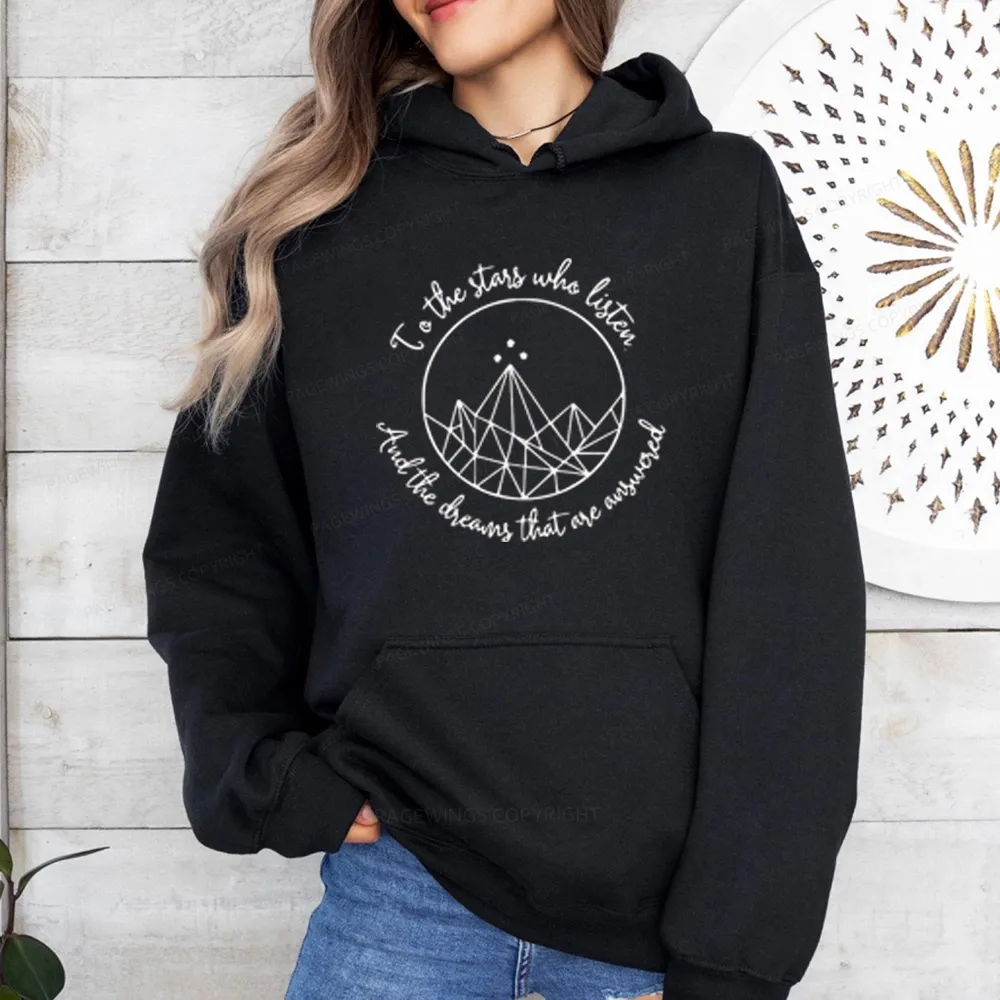 Pagewings To The Stars Who Listen Unisex Classic Hoodie
