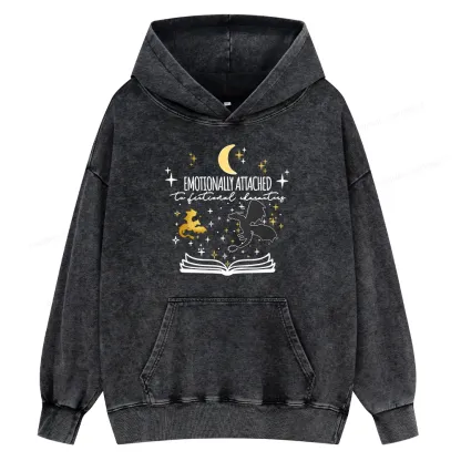 Pagewings Fourth Wing Dragon Rider Unisex Washed Hoodie