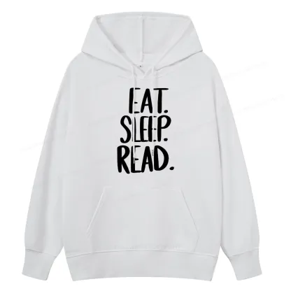 Pagewings Eat Sleep Read Unisex Classic Hoodie