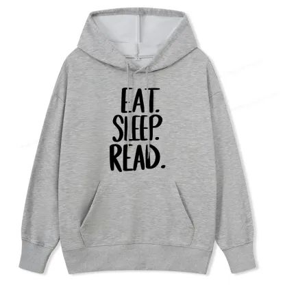 Pagewings Eat Sleep Read Unisex Classic Hoodie