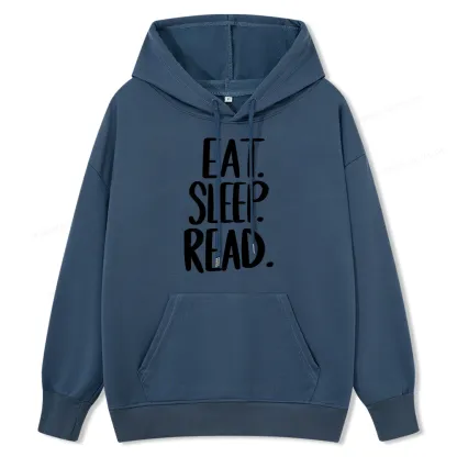 Pagewings Eat Sleep Read Unisex Classic Hoodie