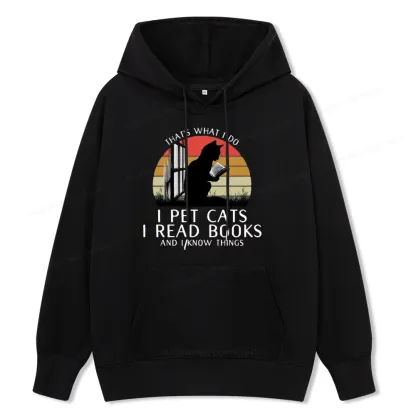 Pagewings Cat And Book Unisex Classic Hoodie