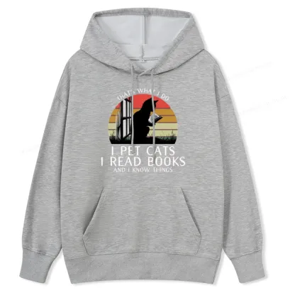 Pagewings Cat And Book Unisex Classic Hoodie