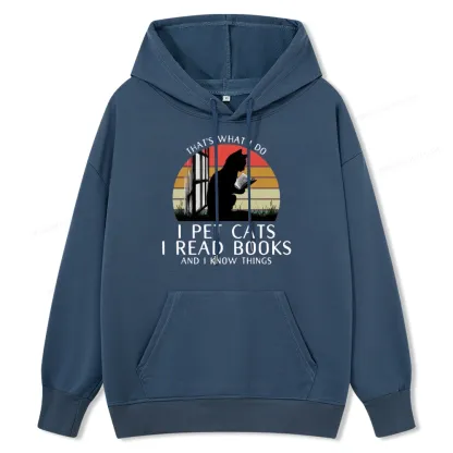 Pagewings Cat And Book Unisex Classic Hoodie