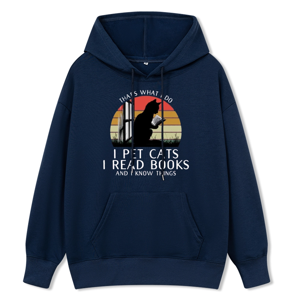 Pagewings Cat And Book Unisex Classic Hoodie