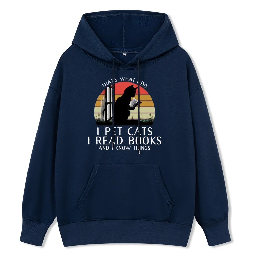 Pagewings Cat And Book Unisex Classic Hoodie
