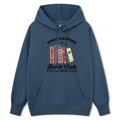 Pagewings Stays At Book Club Book Unisex Classic Hoodie