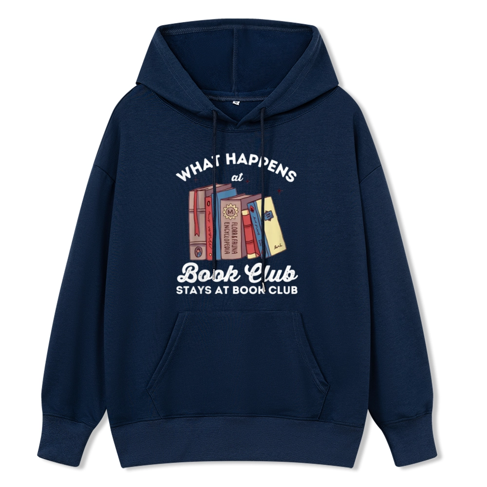 Pagewings Stays At Book Club Book Unisex Classic Hoodie