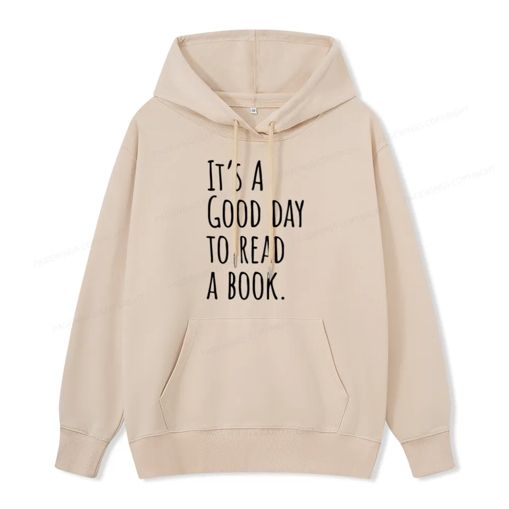 Pagewings It's A Good Day To Read A Book Unisex Classic Hoodie