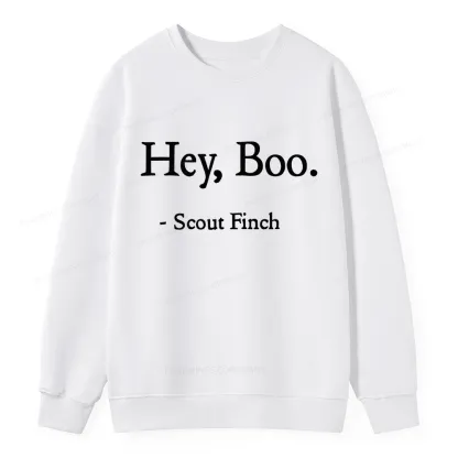 Pagewings HEY BOO Unisex Classic Sweatshirt