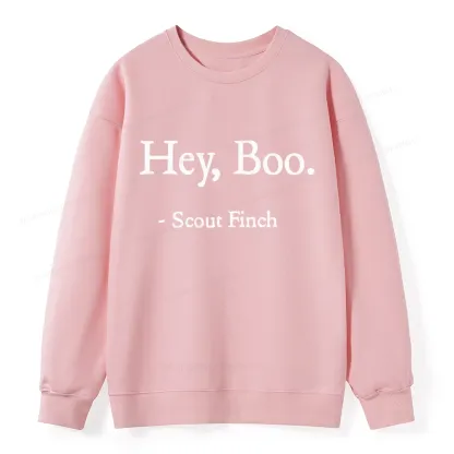 Pagewings HEY BOO Unisex Classic Sweatshirt