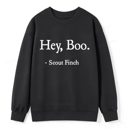 Pagewings HEY BOO Unisex Classic Sweatshirt