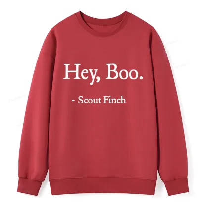 Pagewings HEY BOO Unisex Classic Sweatshirt