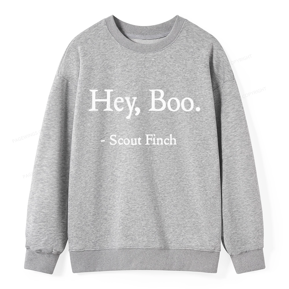 Pagewings HEY BOO Unisex Classic Sweatshirt
