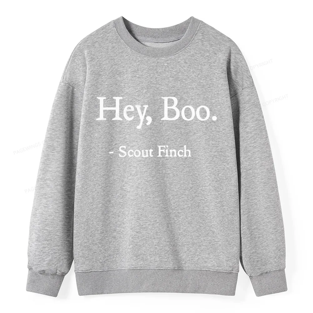 Pagewings HEY BOO Unisex Classic Sweatshirt