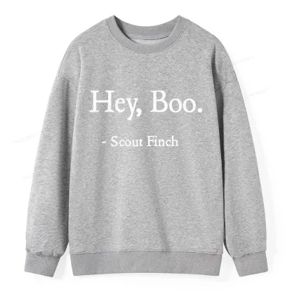 Pagewings HEY BOO Unisex Classic Sweatshirt