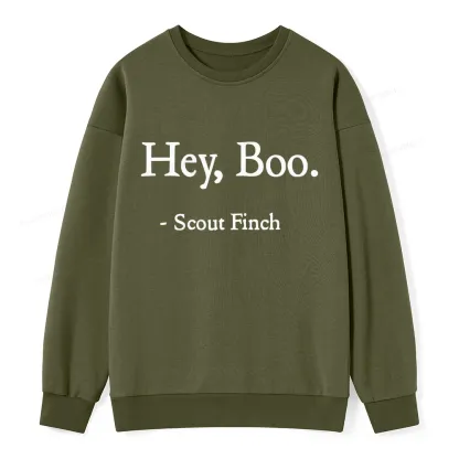 Pagewings HEY BOO Unisex Classic Sweatshirt