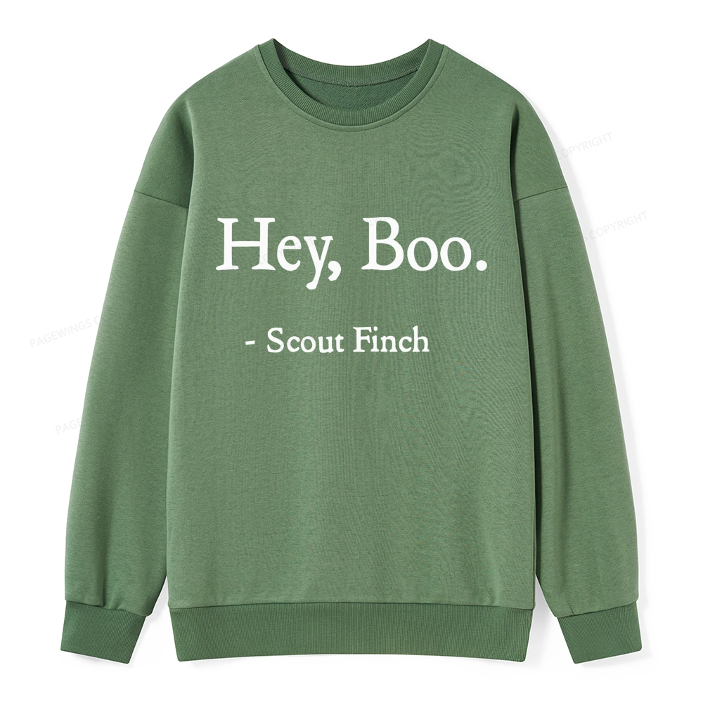 Pagewings HEY BOO Unisex Classic Sweatshirt