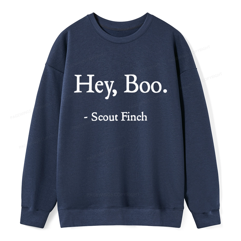 Pagewings HEY BOO Unisex Classic Sweatshirt