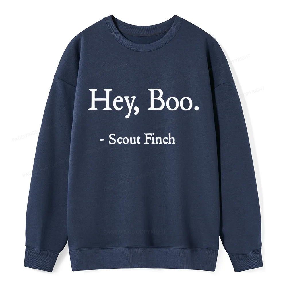 Pagewings HEY BOO Unisex Classic Sweatshirt