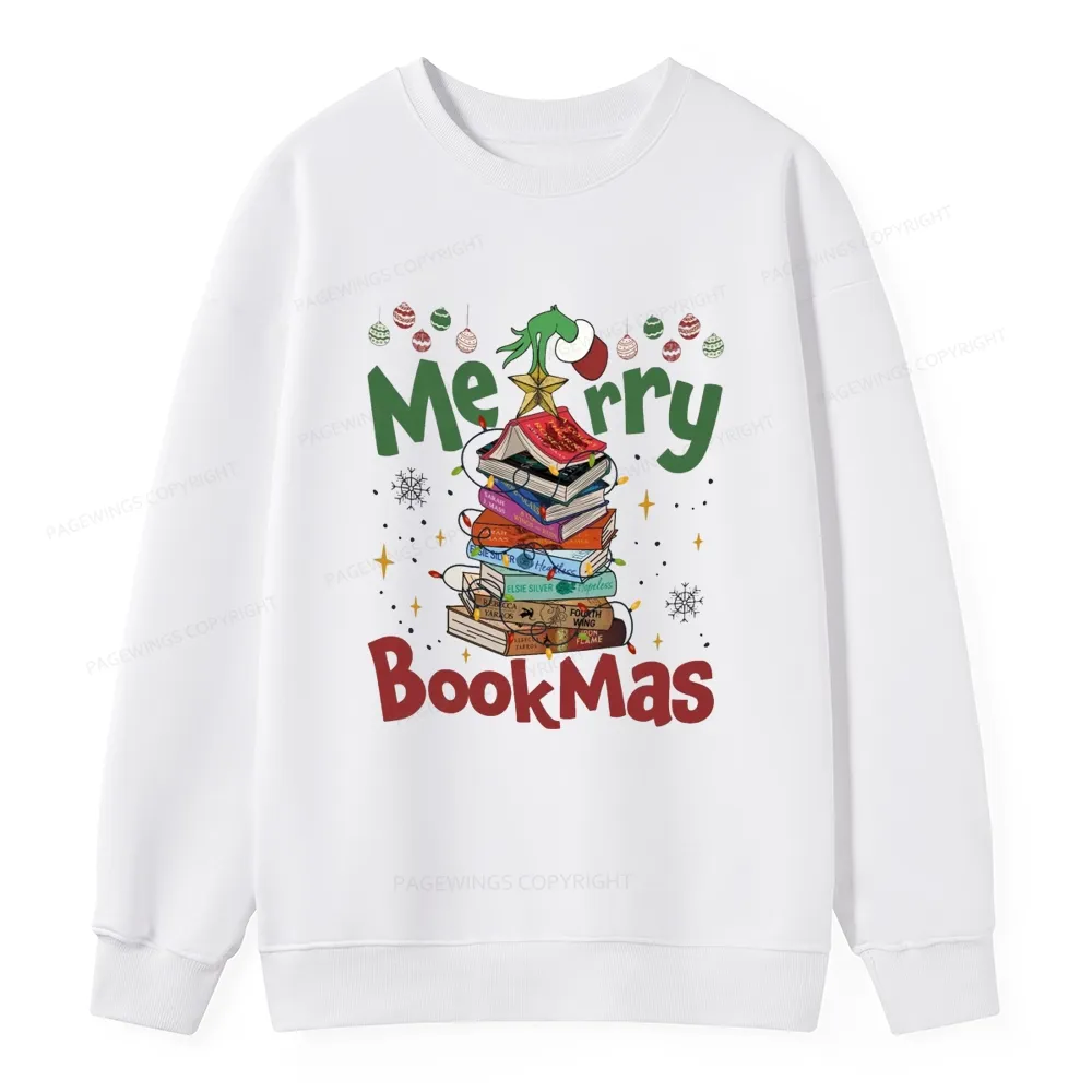 Pagewings Fourth Wing Merry Bookmas Unisex Classic Sweatshirt