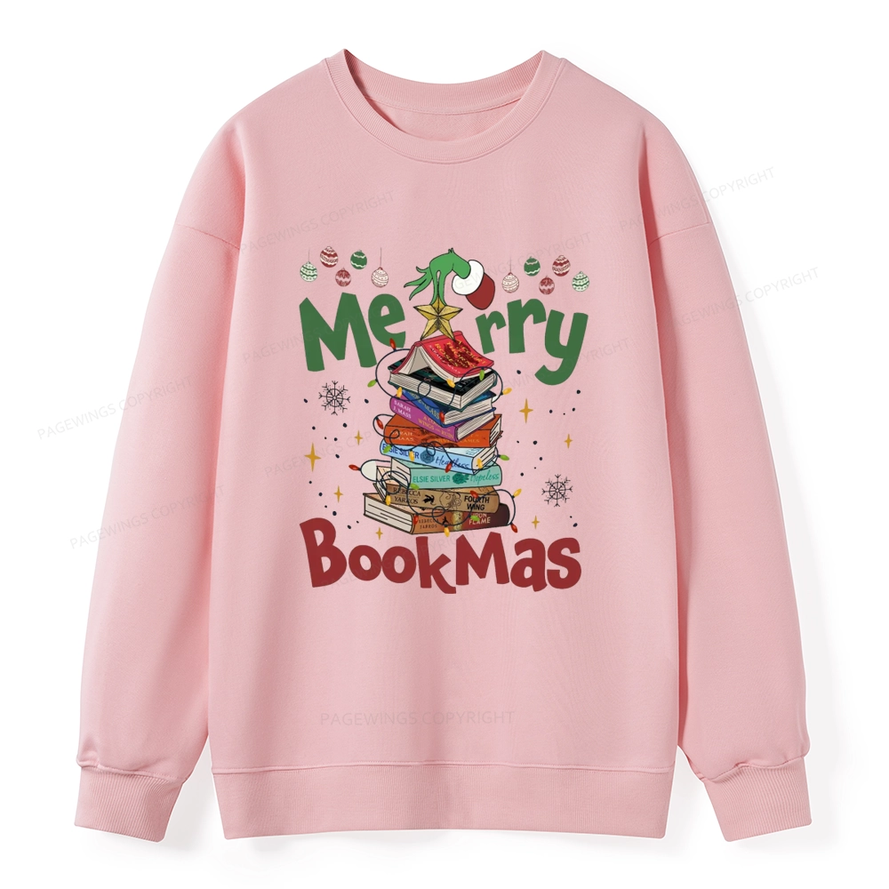 Pagewings Fourth Wing Merry Bookmas Unisex Classic Sweatshirt