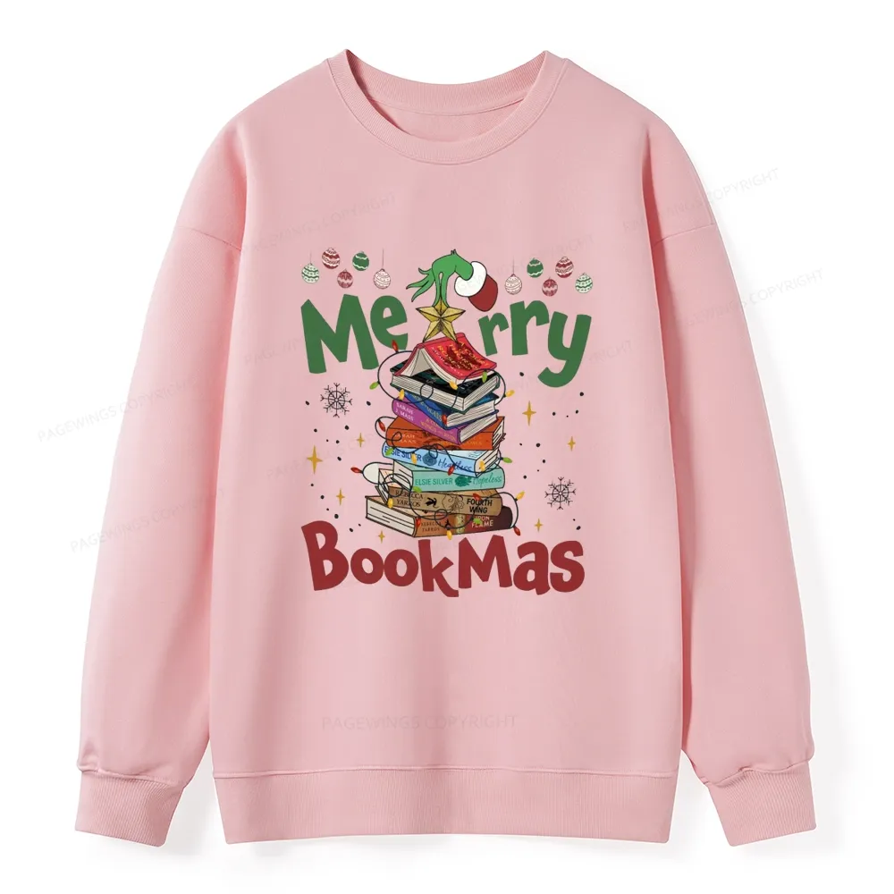 Pagewings Fourth Wing Merry Bookmas Unisex Classic Sweatshirt