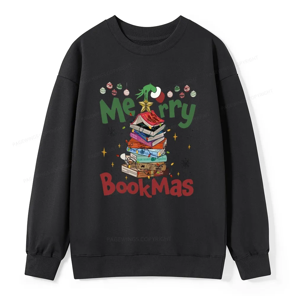Pagewings Fourth Wing Merry Bookmas Unisex Classic Sweatshirt
