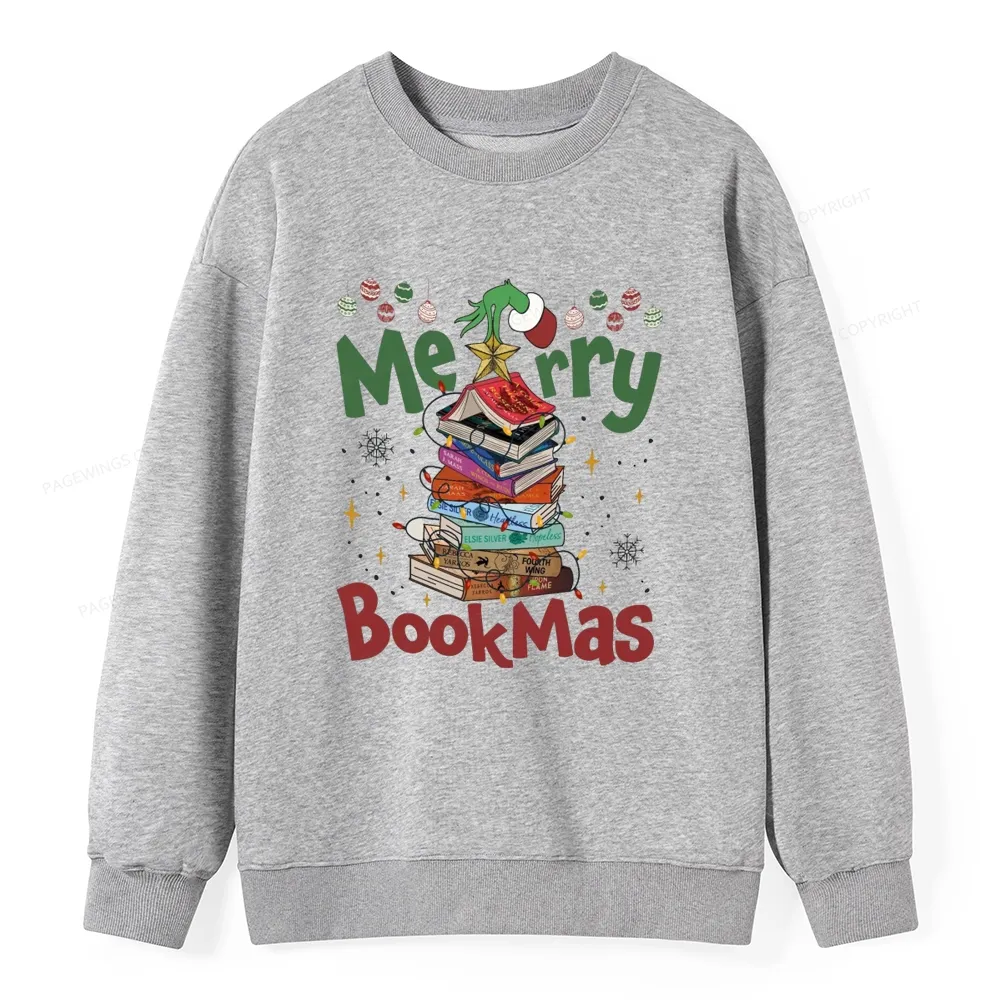 Pagewings Fourth Wing Merry Bookmas Unisex Classic Sweatshirt